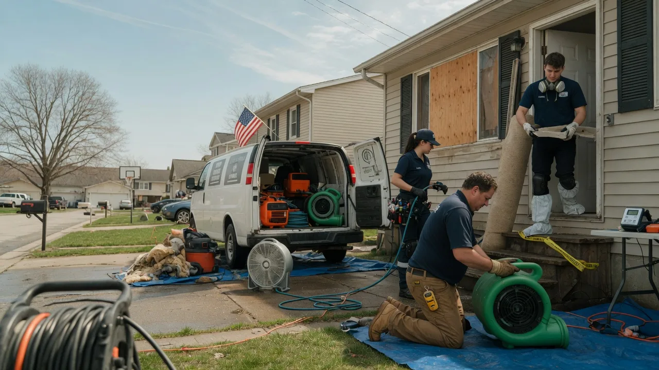 Water Damage Restoration in Bazine, KS near me